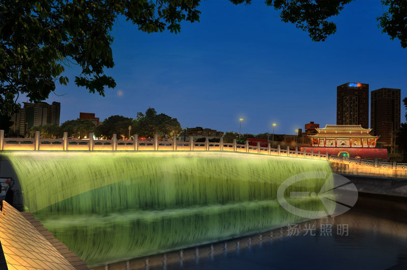 橋梁燈光亮化設(shè)計效果圖一