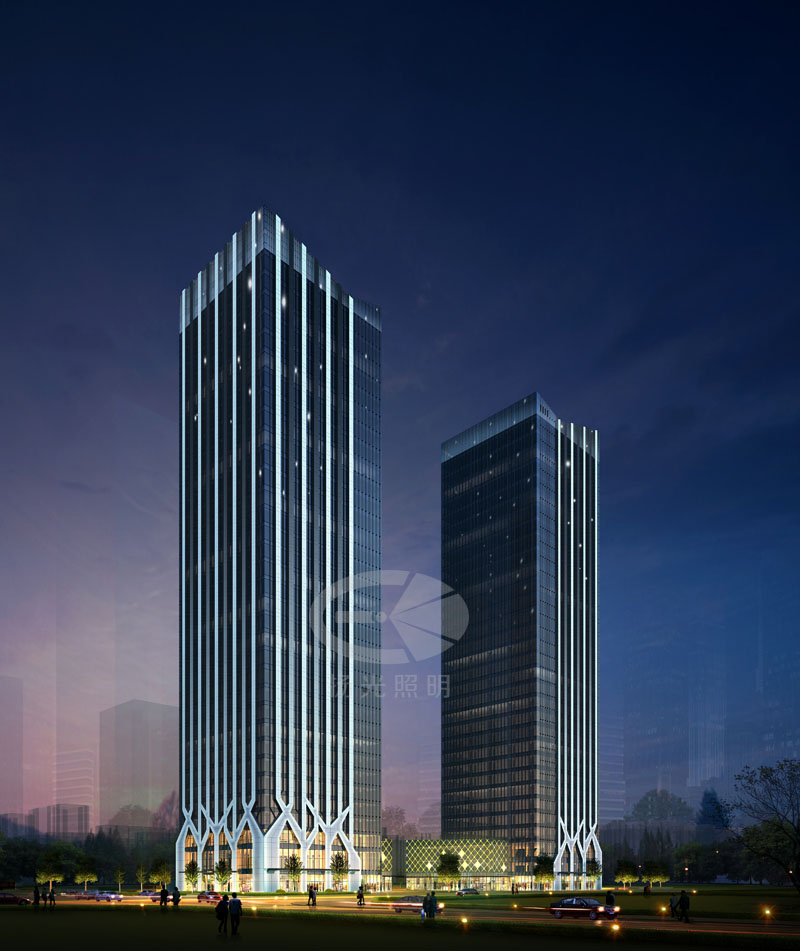 樓體亮化設(shè)計效果圖二
