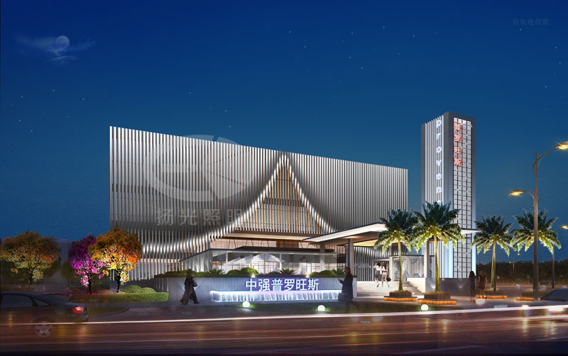 酒店景觀(guān)照明設(shè)計(jì)效果圖