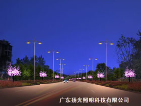 湖北銀泉大道景觀(guān)亮化