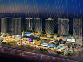 佛山東基童夢(mèng)廣場建筑夜景照明設(shè)計(jì)